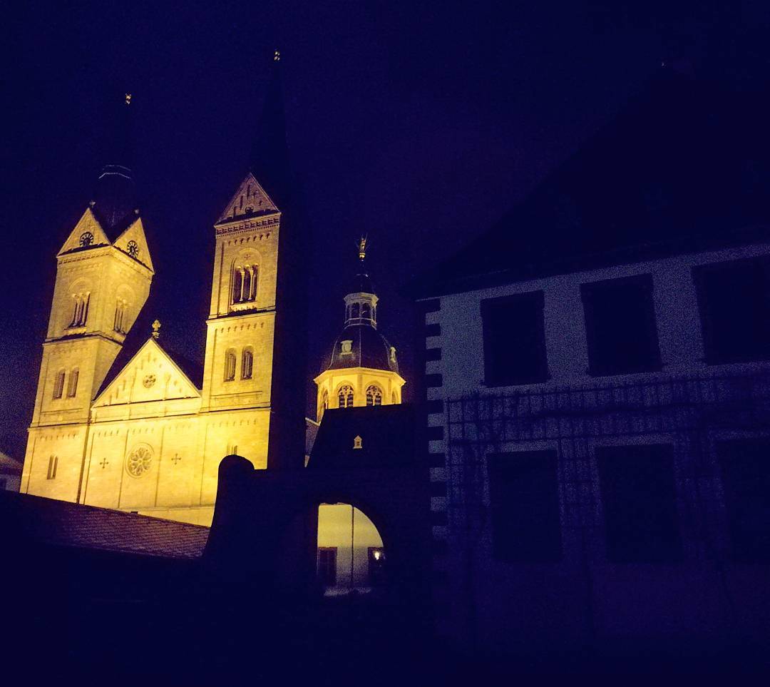 Ein weiterer Eindruck aus dem Klostergarten bei Nacht