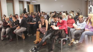 Publikum beim Poetry Slam